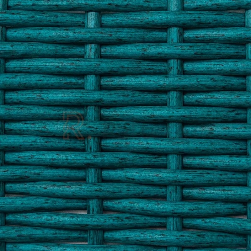 Искусственный ротанг полутрубка «Амазонит»