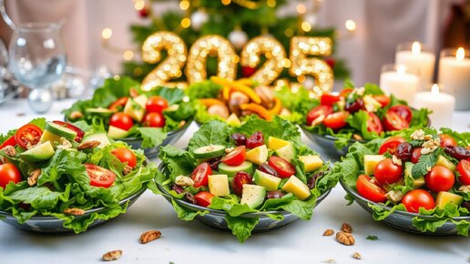 Быстрые и Вкусные салаты на Новый год 2025 🎅🎄🥂