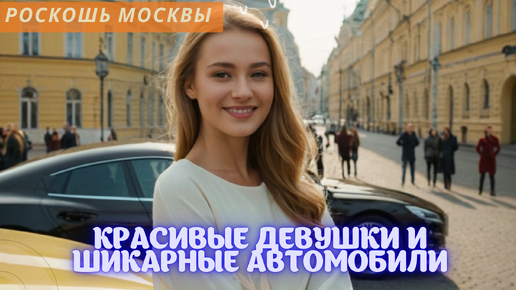 Роскошь Москвы: Красивые девушки и шикарные автомобили