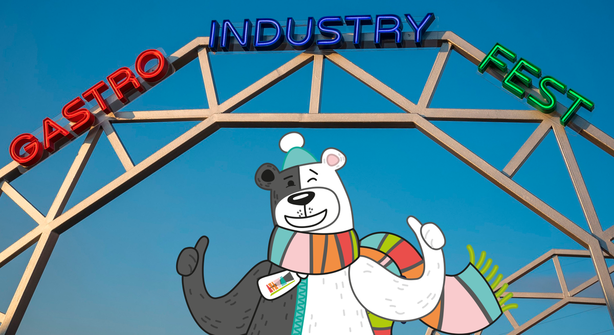 Ваш мишка Северус на фестивале Gastro Industry Fest.