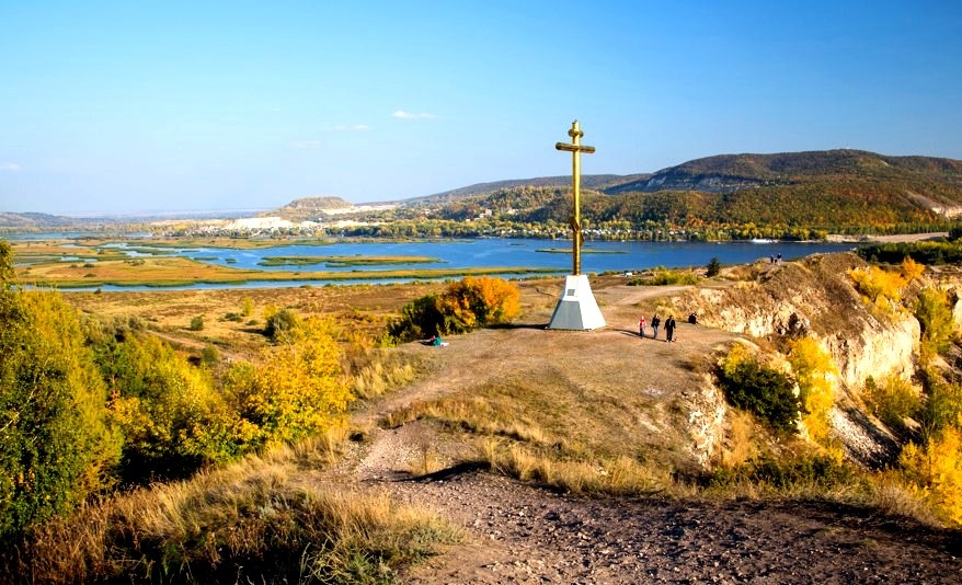 Вид с вершины Царева Кургана. Фото - https://chronograph.livejournal.com/201570.html