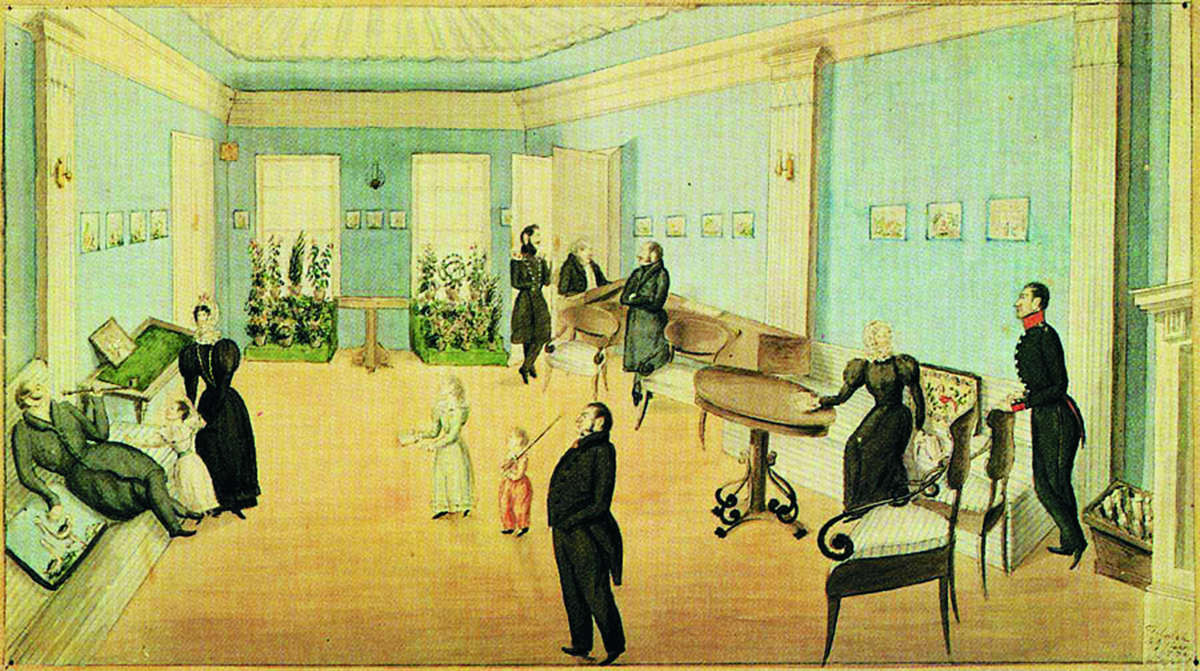 В доме Фонвизина в Тобольске. ВЗято: Яндекс.Картинки