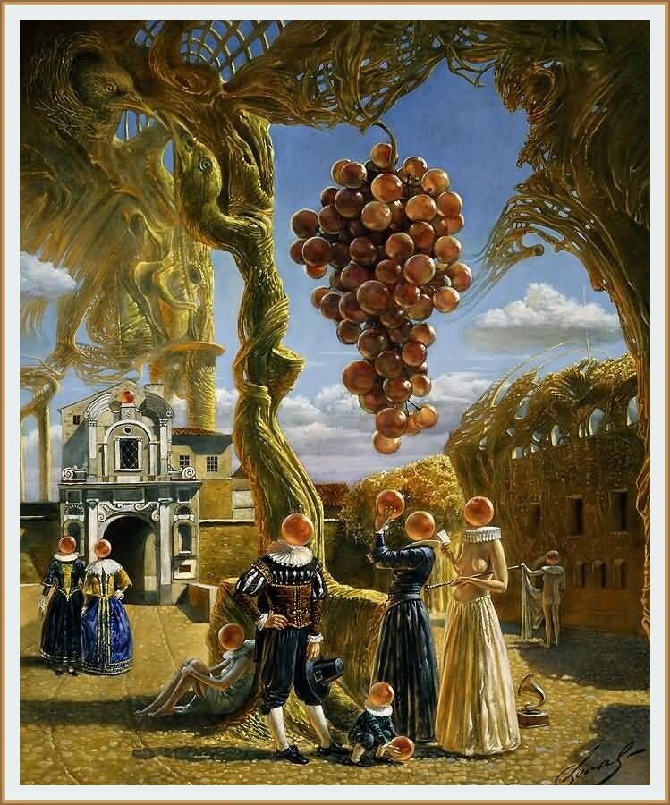 Картина художника Михаила Хохлачева / Michael Cheval под названием " Матрица (Matrix)