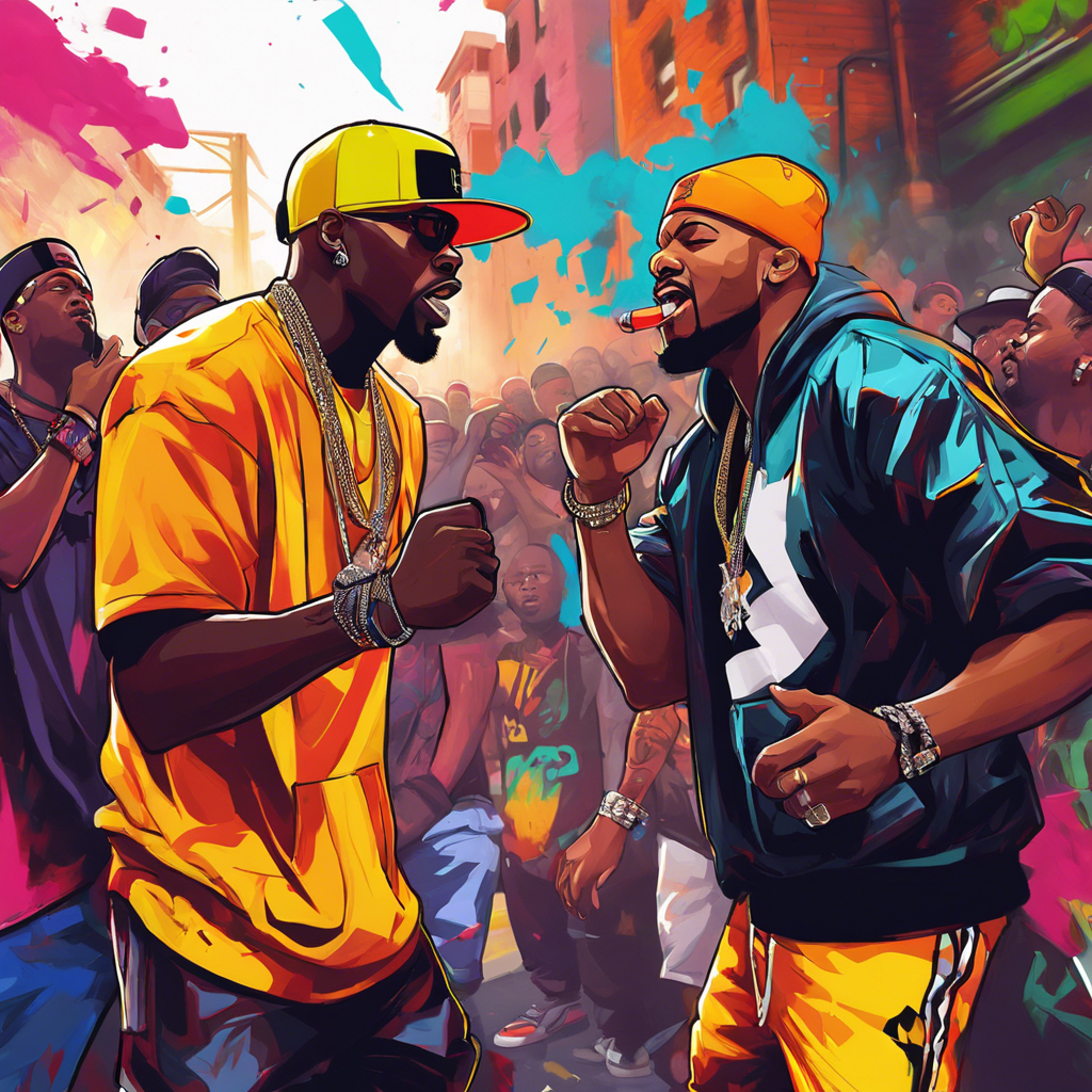 Реперы доказывают кто круче через крутой реп 