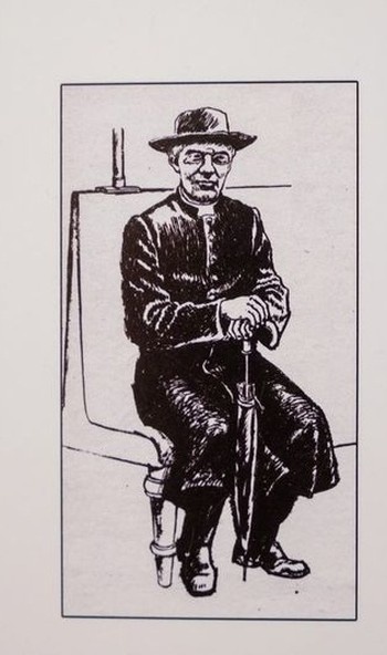 Ленин в образе пастора.