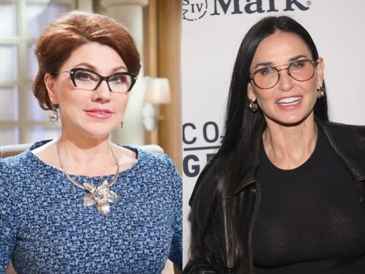 Роза Сябитова и Деми Мур