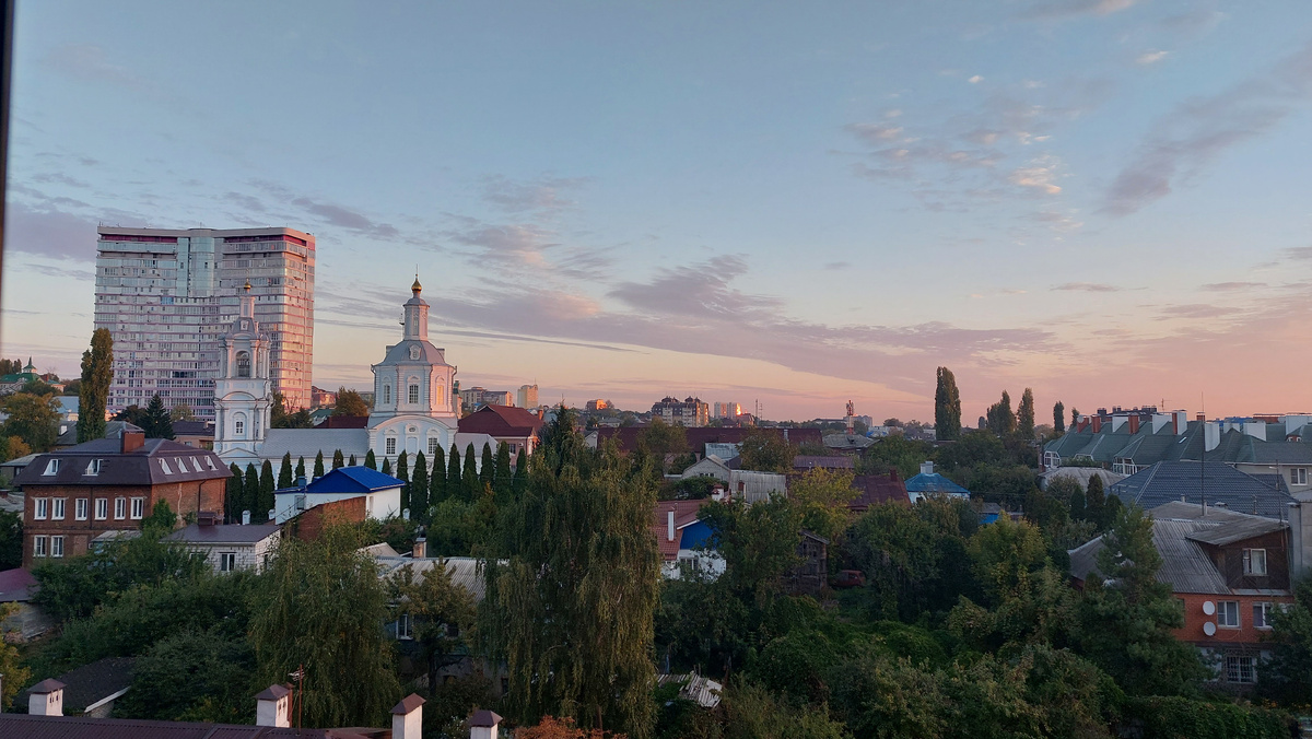 Вид из палаты в онкодиспансере