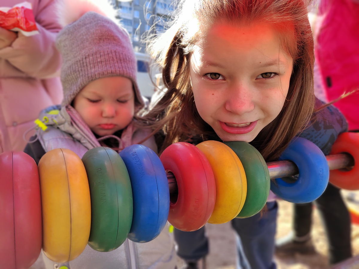 Есения с Виолой