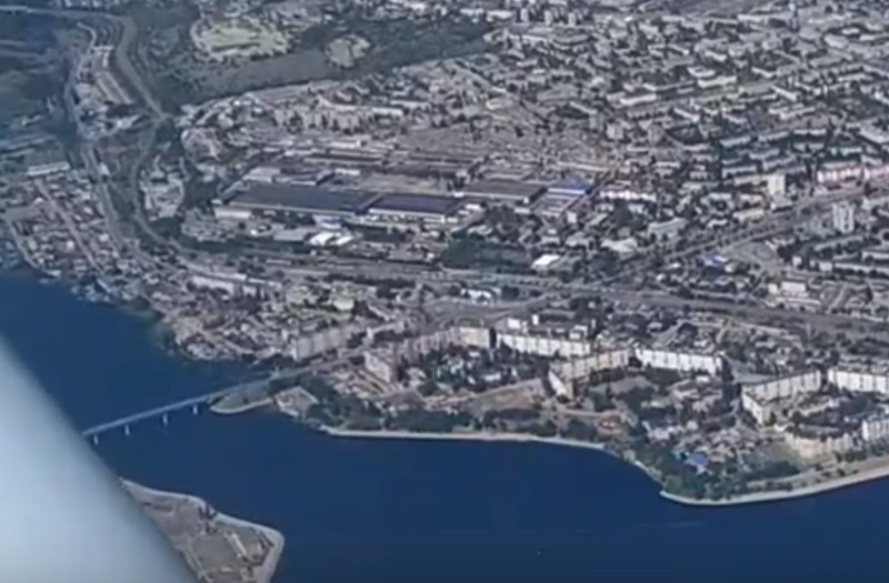    Вид Камышина с высоты (паблик «В небо с головой»)