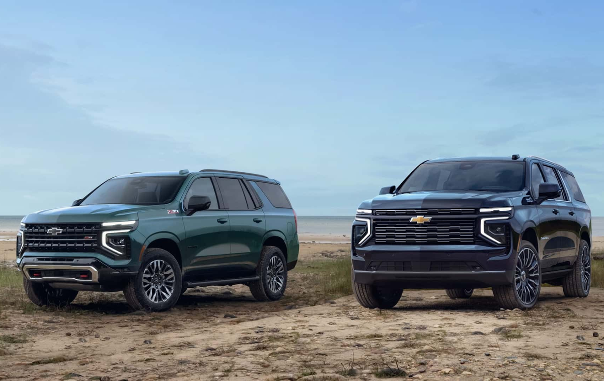 Большие автомобили Chevrolet Tahoe и Suburban 