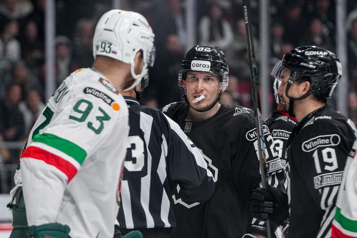 Фото: ХК «Трактор» и ХК «Ак Барс»