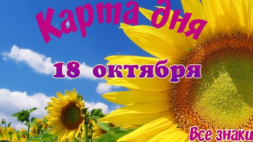 Карта дня🍁18 октября🌞 Пасьянс. Тайм-код в описании🦢