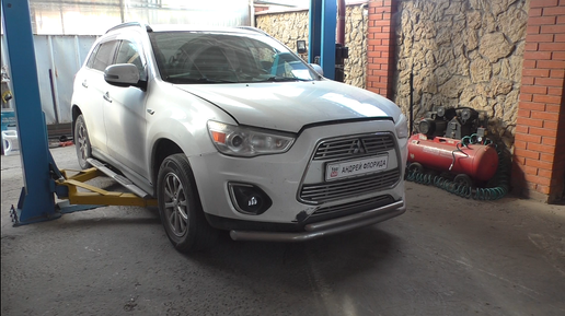 Регулировка клапанов двигателя 4B10 на Mitsubishi ASX Мицубиси АСХ 1,8 2013 года 1часть