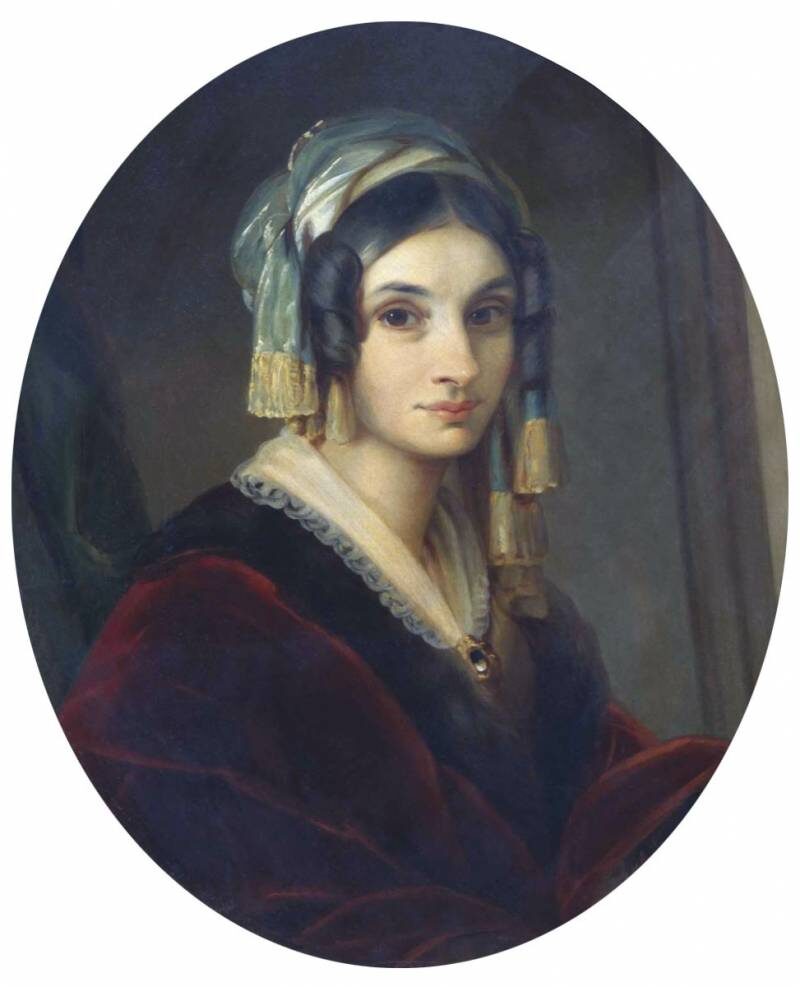 Alexandra Smirnova-Rosset by Varnek, 1841