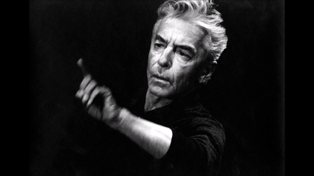 Караян на репетиции, фото в интернетах