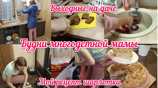 Будни многодетной мамы до ма и на даче. Сезонное расхламление. Вкусно и просто готовлю.