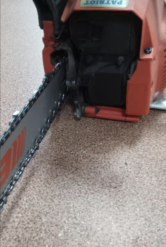 Вот такое состояние этой бензопилы