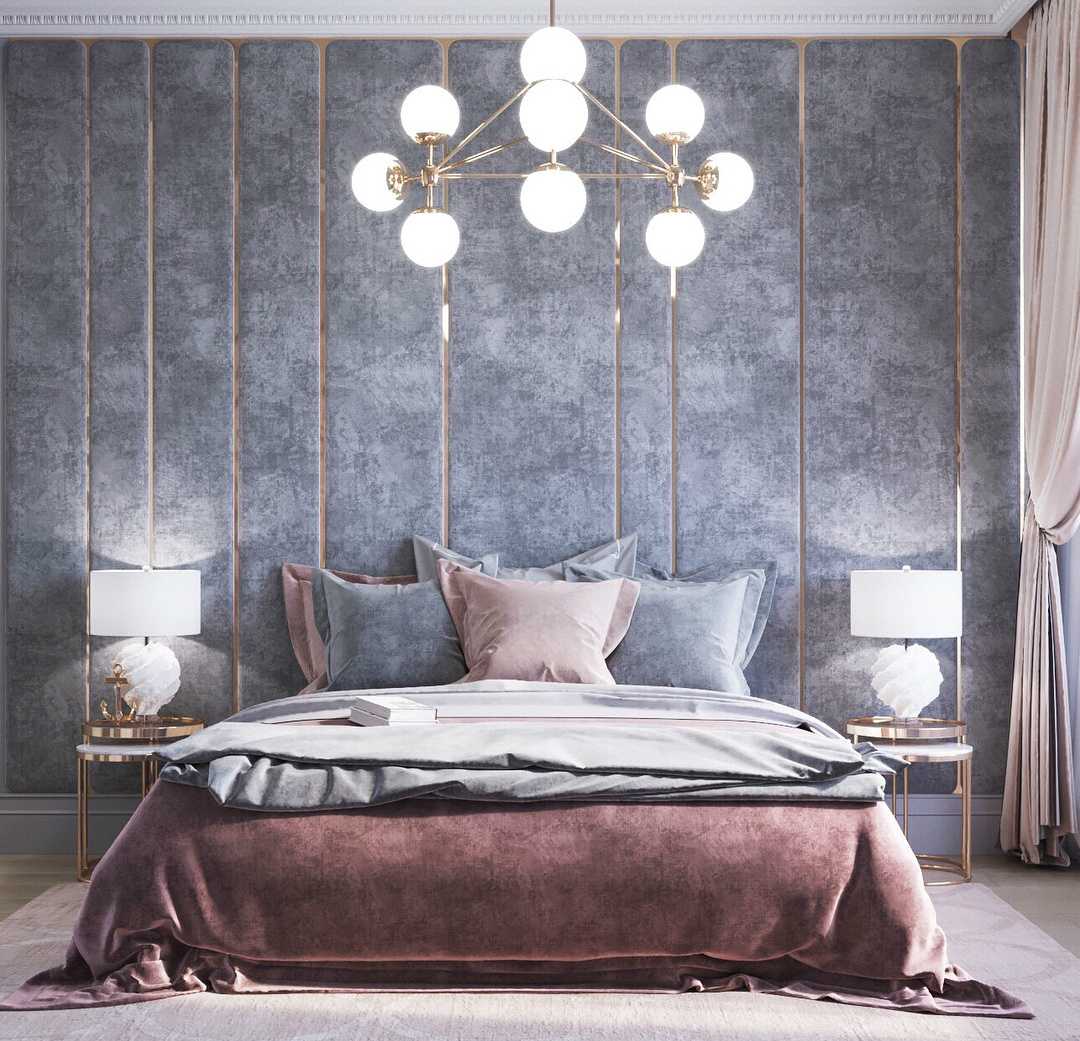 Мягкие панели в интерьере