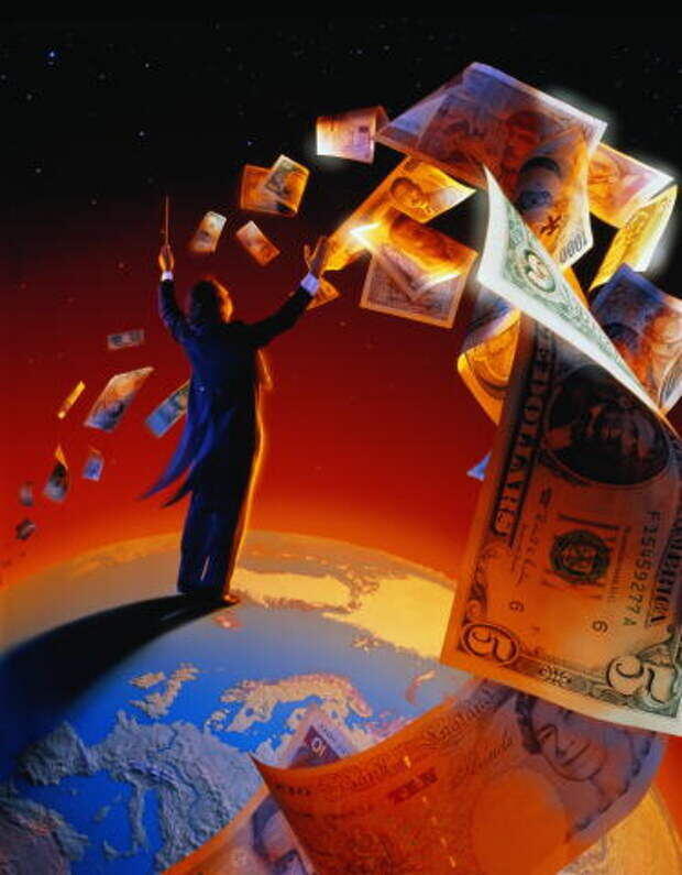 Энергия денег в роли дирижера:) Талант, не иначе!