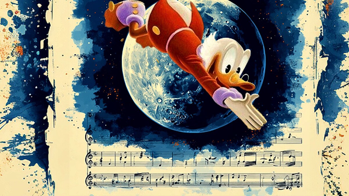 Луна, музыка и Duck Tales 