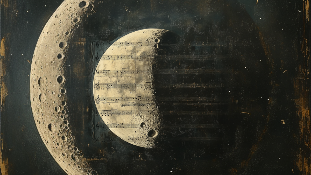 Лунная мелодия может звучать так 
