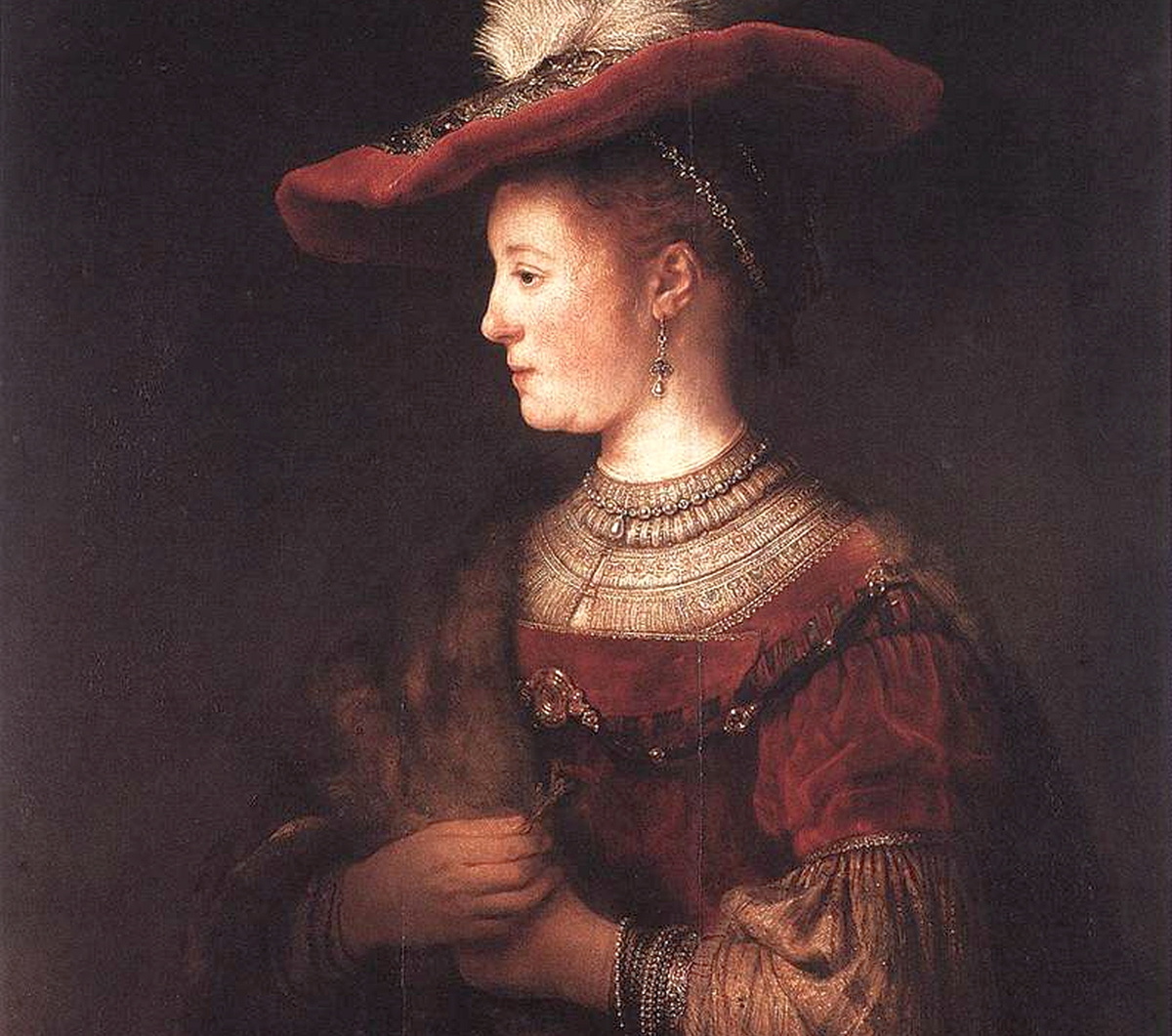 Саския ван Эйленбург, худ. Рембрандт