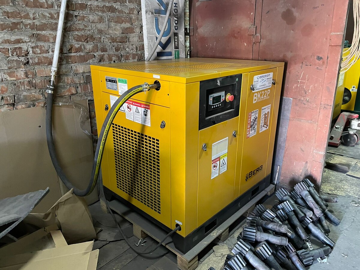 Компрессор Berg на предприятии "АлтайБласт"