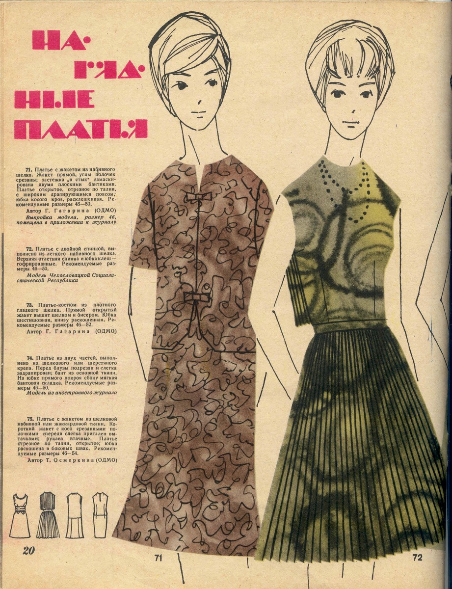 Модели сезона 1963