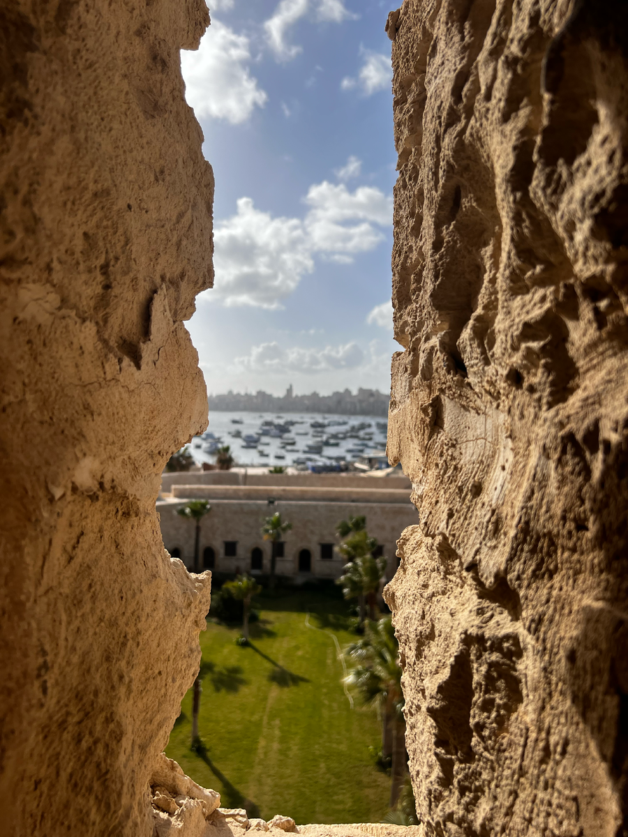 Вид из крепости на набережную Александрии