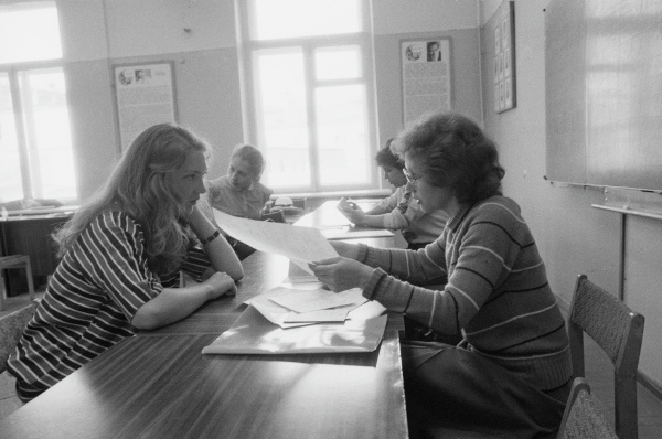 Фото: РИА Новости/Алексей Курбатов
Приёмная комиссия МГУ имени М.В. Ломоносова, 1987 год