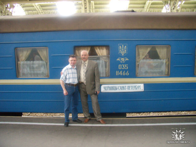 Я с однополчанином Иваном Хомик в Питере летом 2010 года...