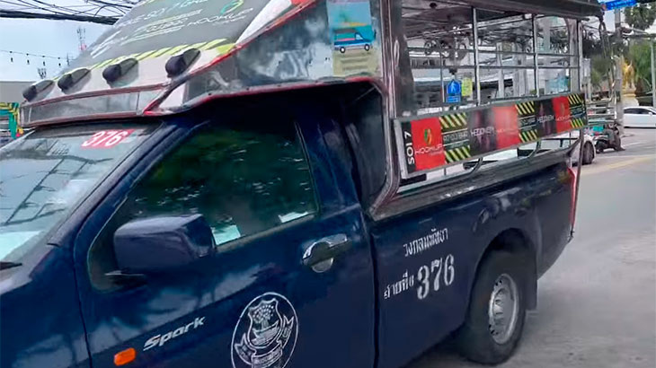  Тук-тук в Паттайе.