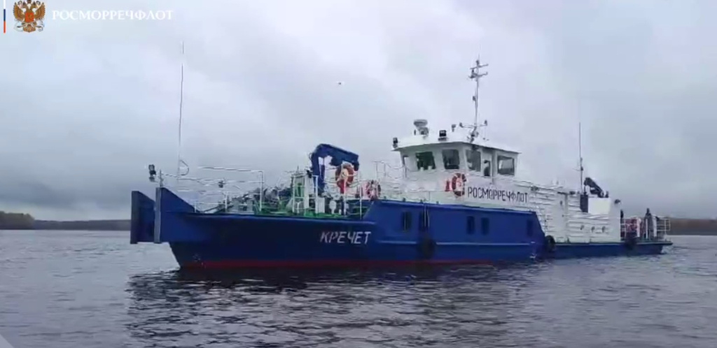 Судно "Кречет" проекта 3050.1А принято заказчиком / Фото: "Росморречфлот"  📷
