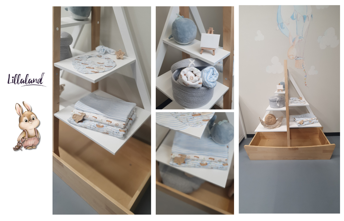 Стеллаж-фрегат "Avrora". Интернет-магазин "Инфания". Товары для новорожденных.