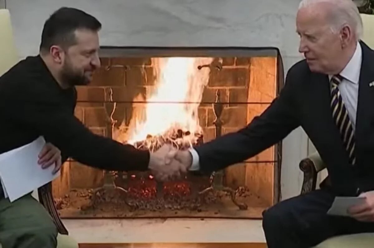    Байден публично унизил Зеленского, поехав в ФРГ после отмены «Рамштайна»