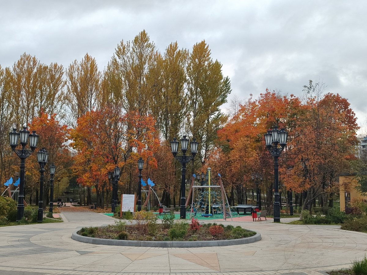 В парке возле дома