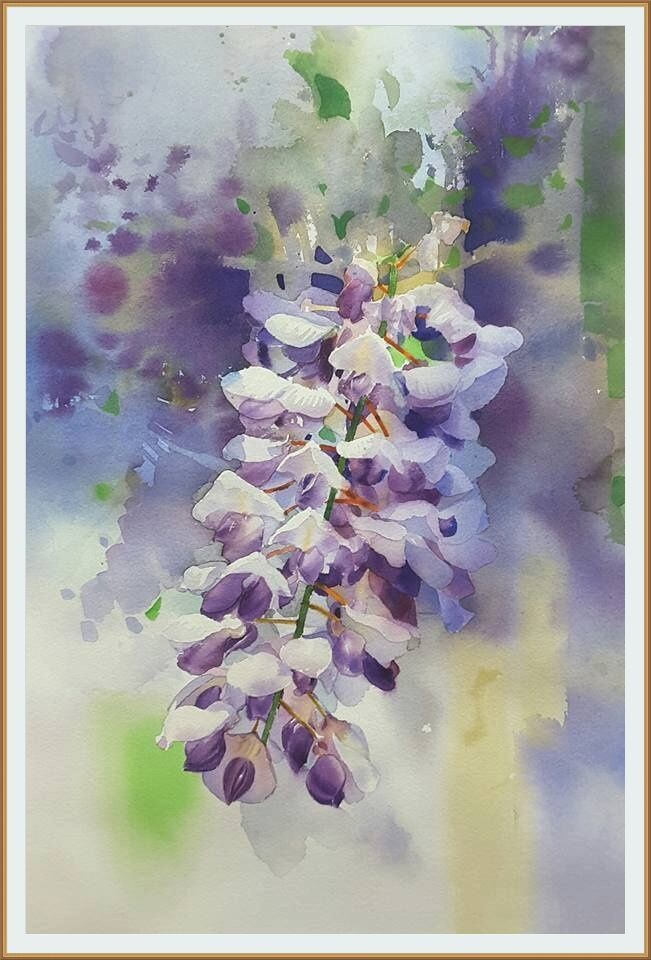 АКВАРЕЛЬ от тайванского художника ЧЭНЬ СИНЬ ЛУНЯ /  Chén Xīn Lún (陳新倫), Taiwanese Watercolor artist