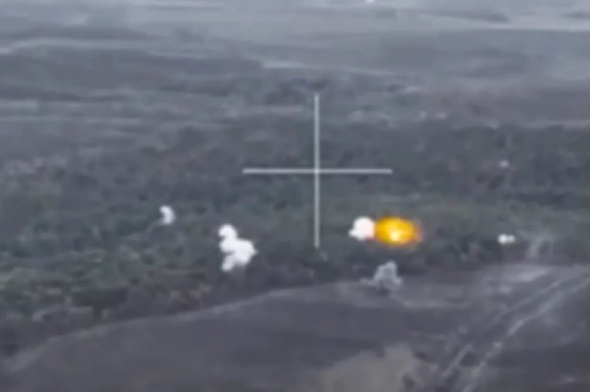    Появилось видео ударов по ДРГ ВСУ, пытавшейся проникнуть под Белгород