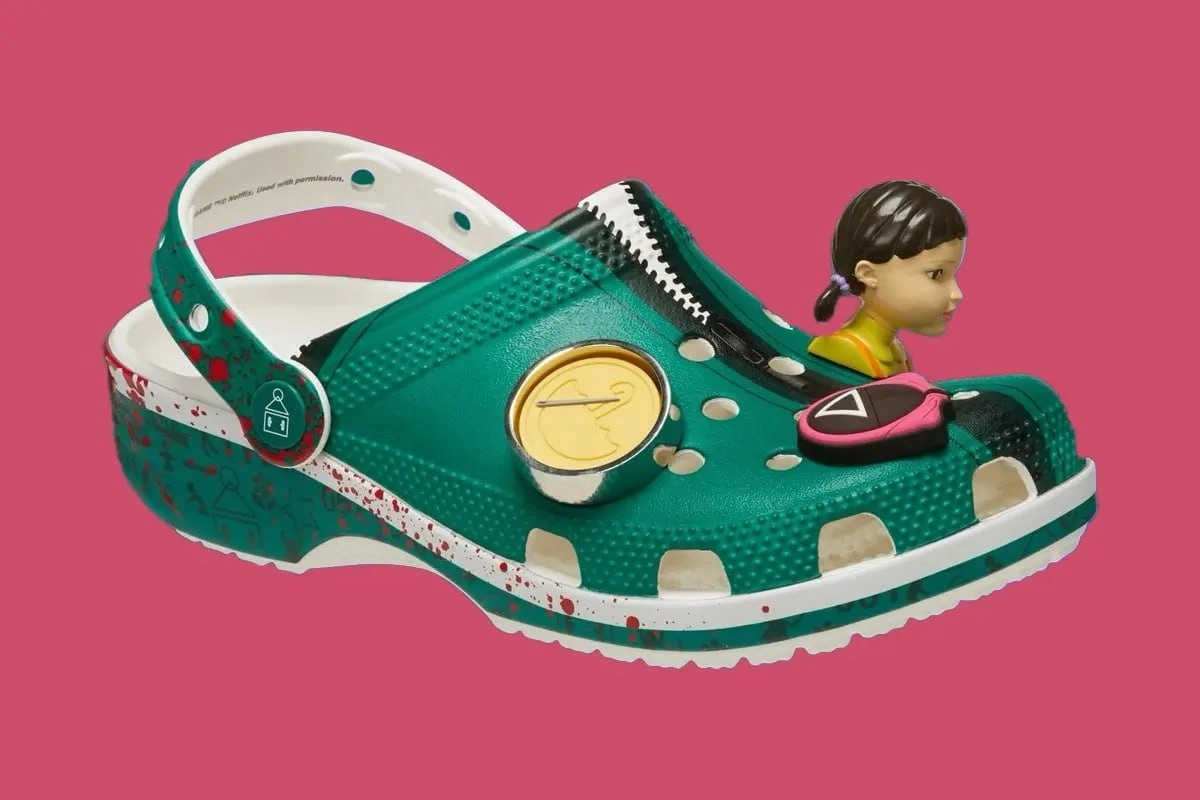 Crocs выпустит сабо в стиле сериала «Игра в кальмара» с уникальными джиббитсами