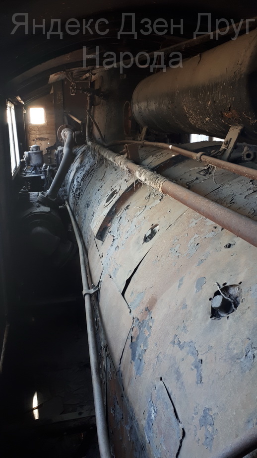 Снегоочиститель "паровой ротор", внутри. Фото автора