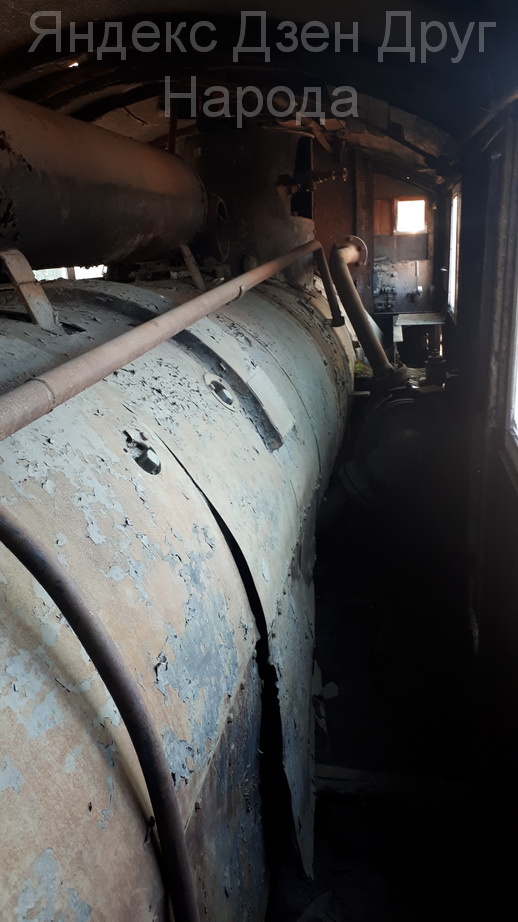 Снегоочиститель "паровой ротор", внутри. Фото автора