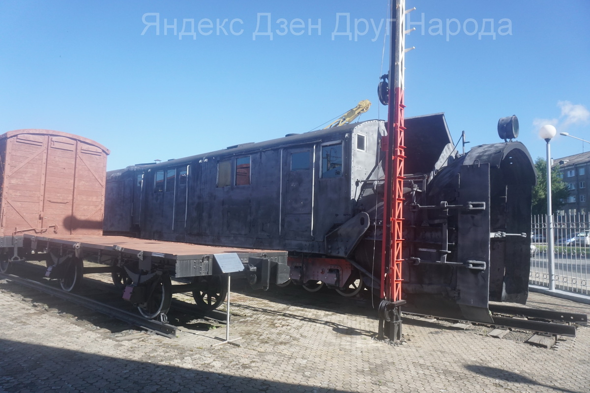 Снегоочиститель "паровой ротор". Япония, 1936 г. Эксплуатировался до 1995 г. Фото автора