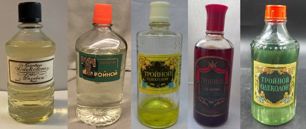 Разновидности тройного одеколона