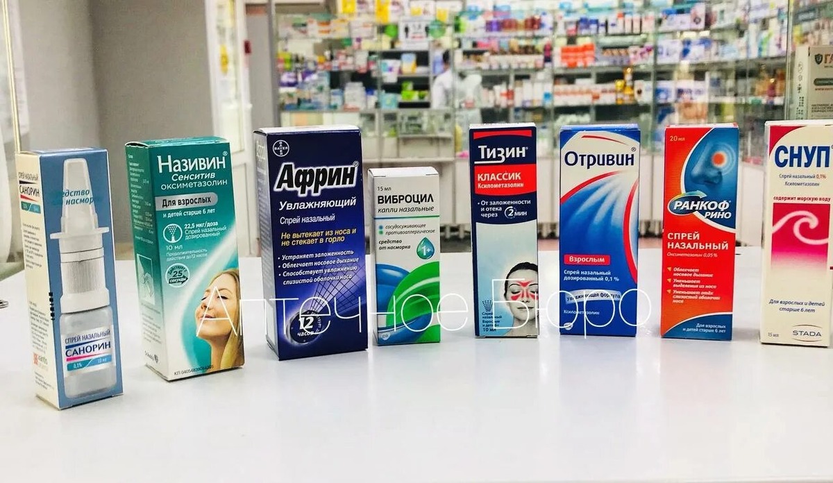 Примеры препаратов из группы альфа-адреномиметиков 