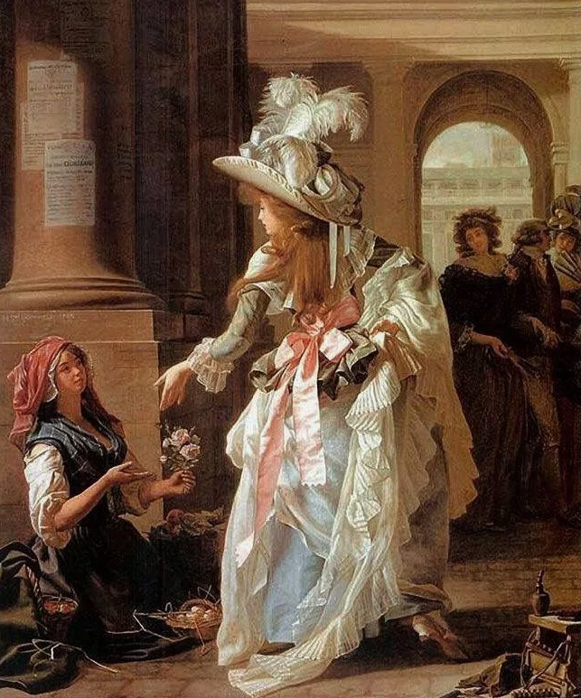 Французский художник Мишель Гарнье 