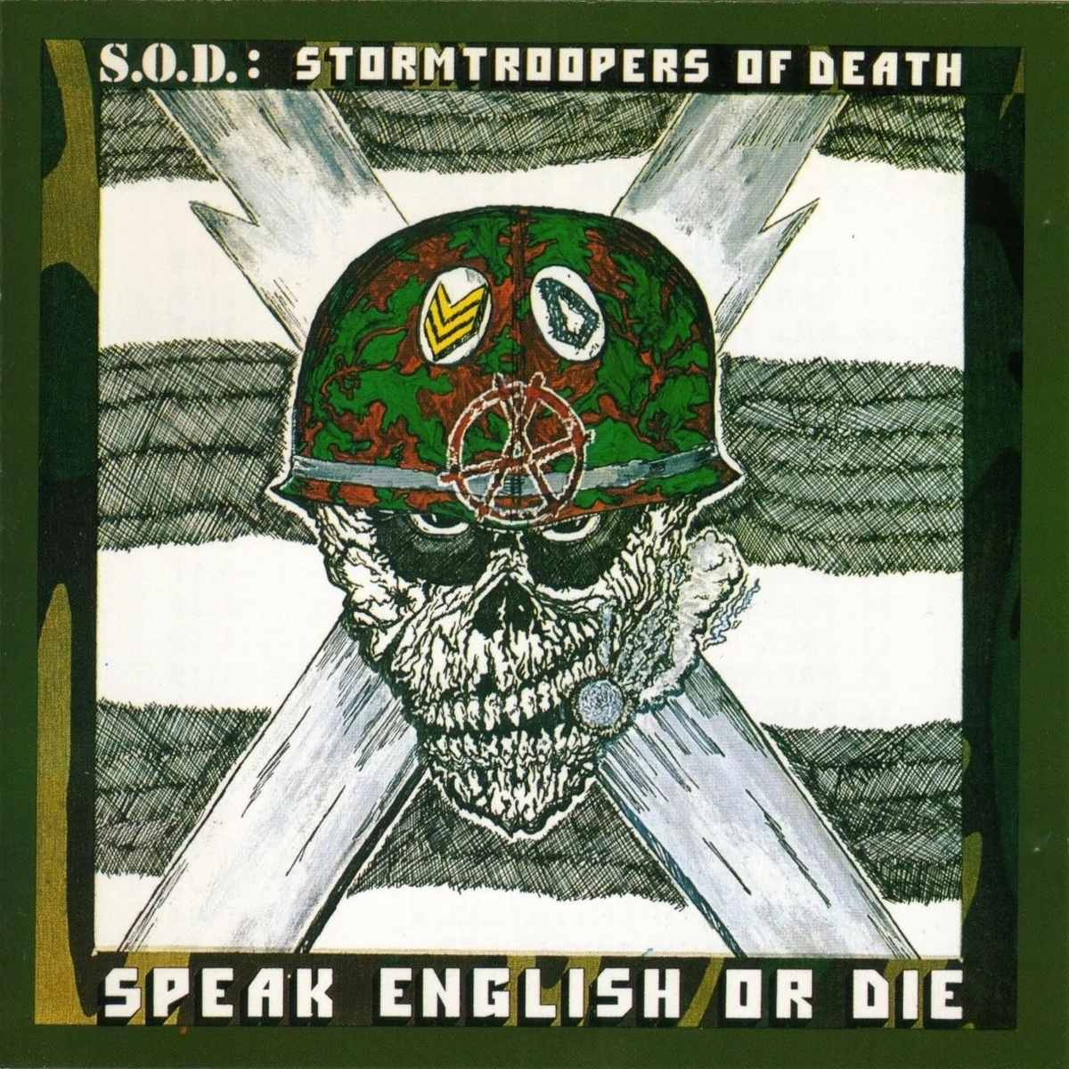 Обложка альбома Stormtroopers Of Death "Speak English Or Die"