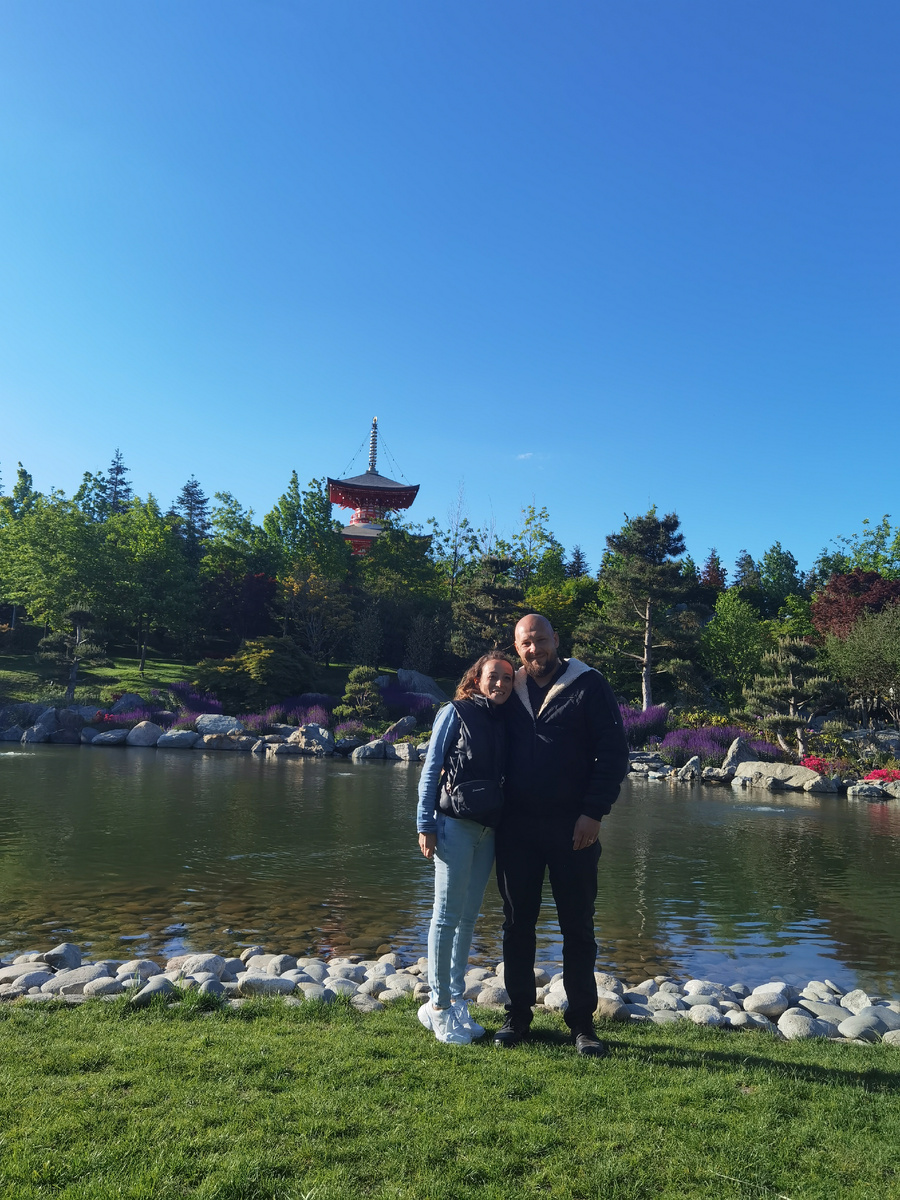 Японский сад в Парке Галицкого, май 2024