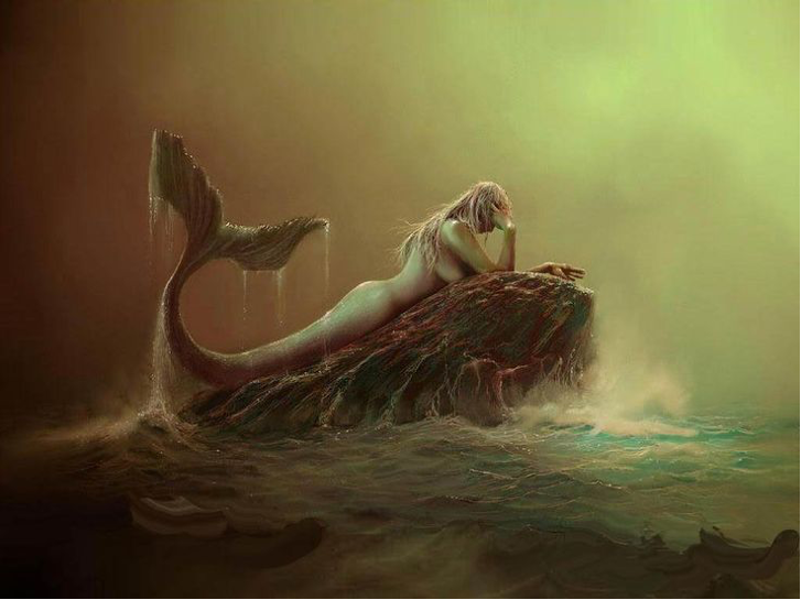 Морская дева или сирена. Изображение взято из открытого источника сети Интернет.