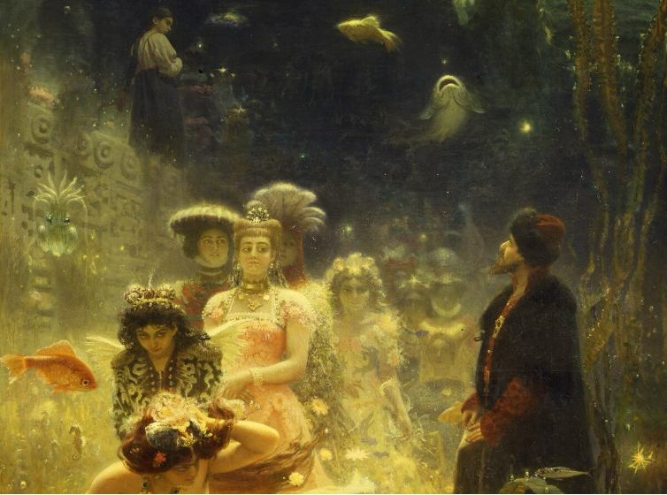 И. Е. Репин «Садко в подводном царстве» 1875 г.