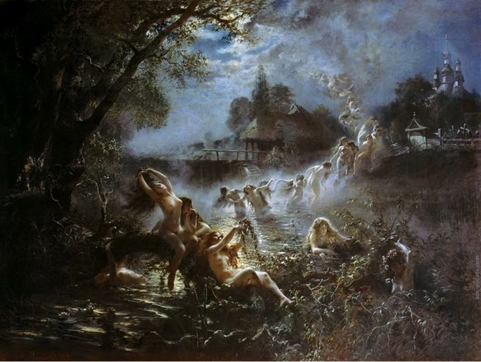 К. Е. Маковский «Русалки» 1879 г.